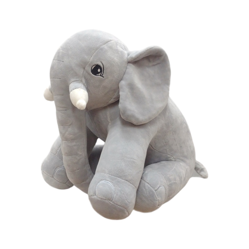 j215-35|32. Elefante tela lisa 29cm GRIS