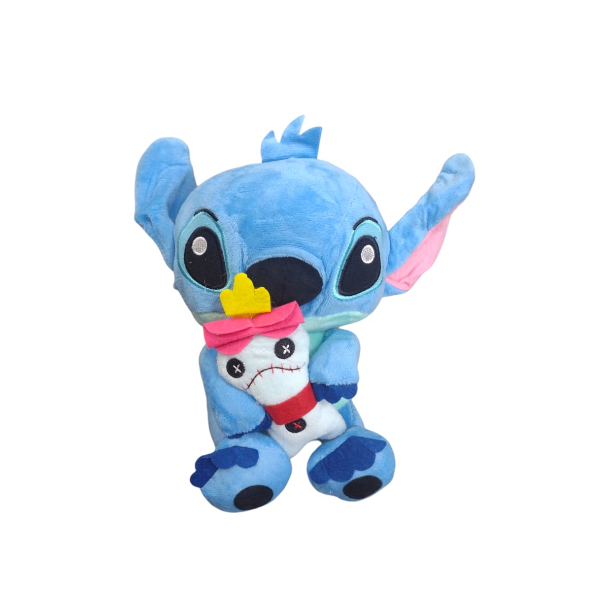 clst-25|15.9 Peluche Stitch con scrump 25cm AZUL