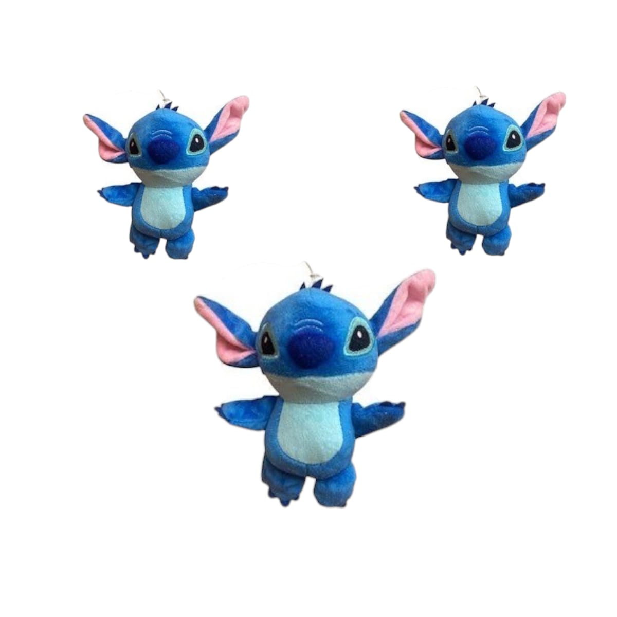 cs081|7.7 Llavero Stitch y Angela 10cm