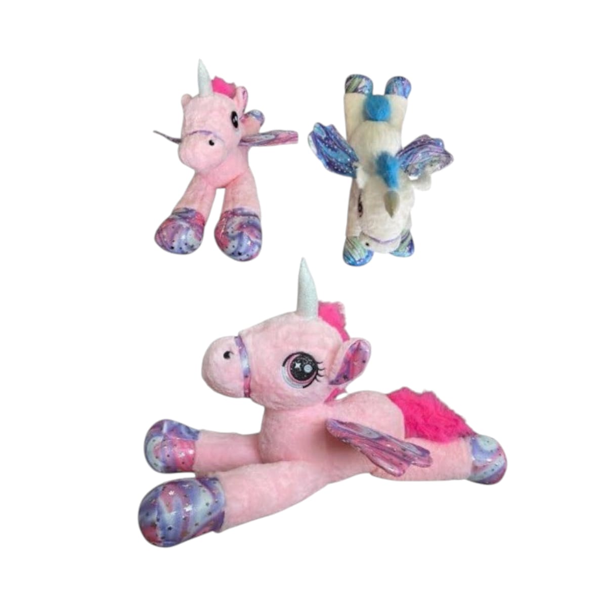 62343A|77.2 Unicornio Acostado Grande 70cm