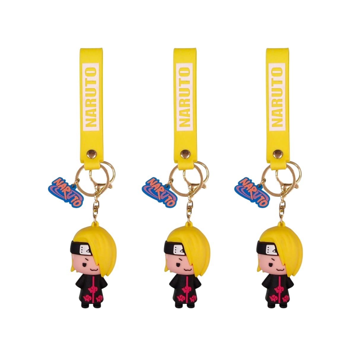 0203-22| 4.9 Llavero goma pequeño NARUTO