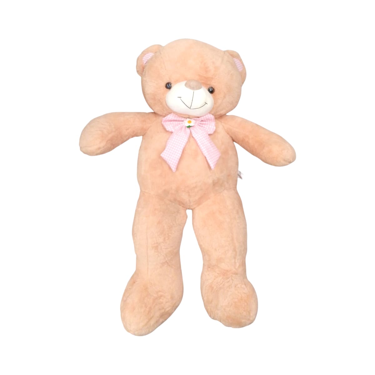 Fp2729|108. Oso Moño Cuadros Flor CAFE 85cm