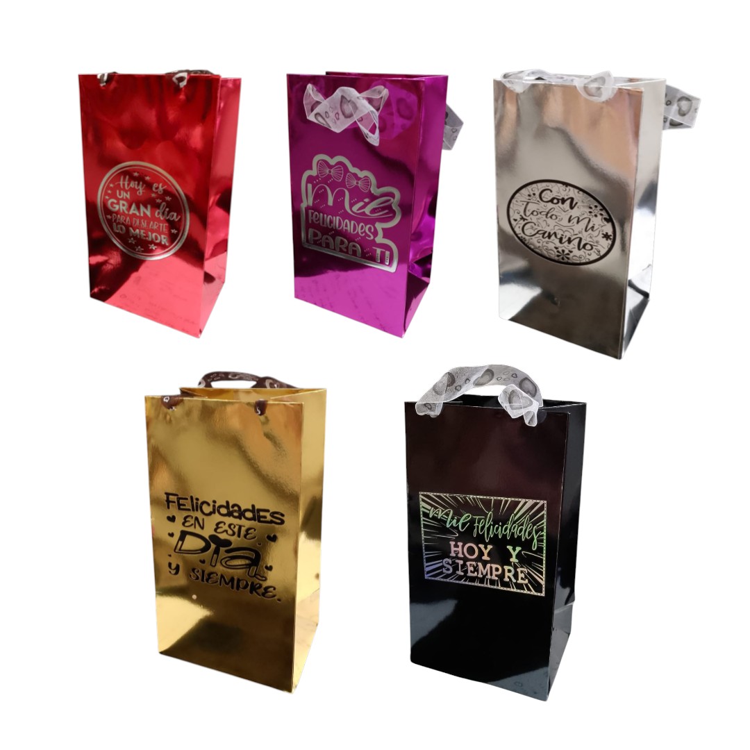 485|2.7 Bolsa estampada metal pequeña 10*5cm