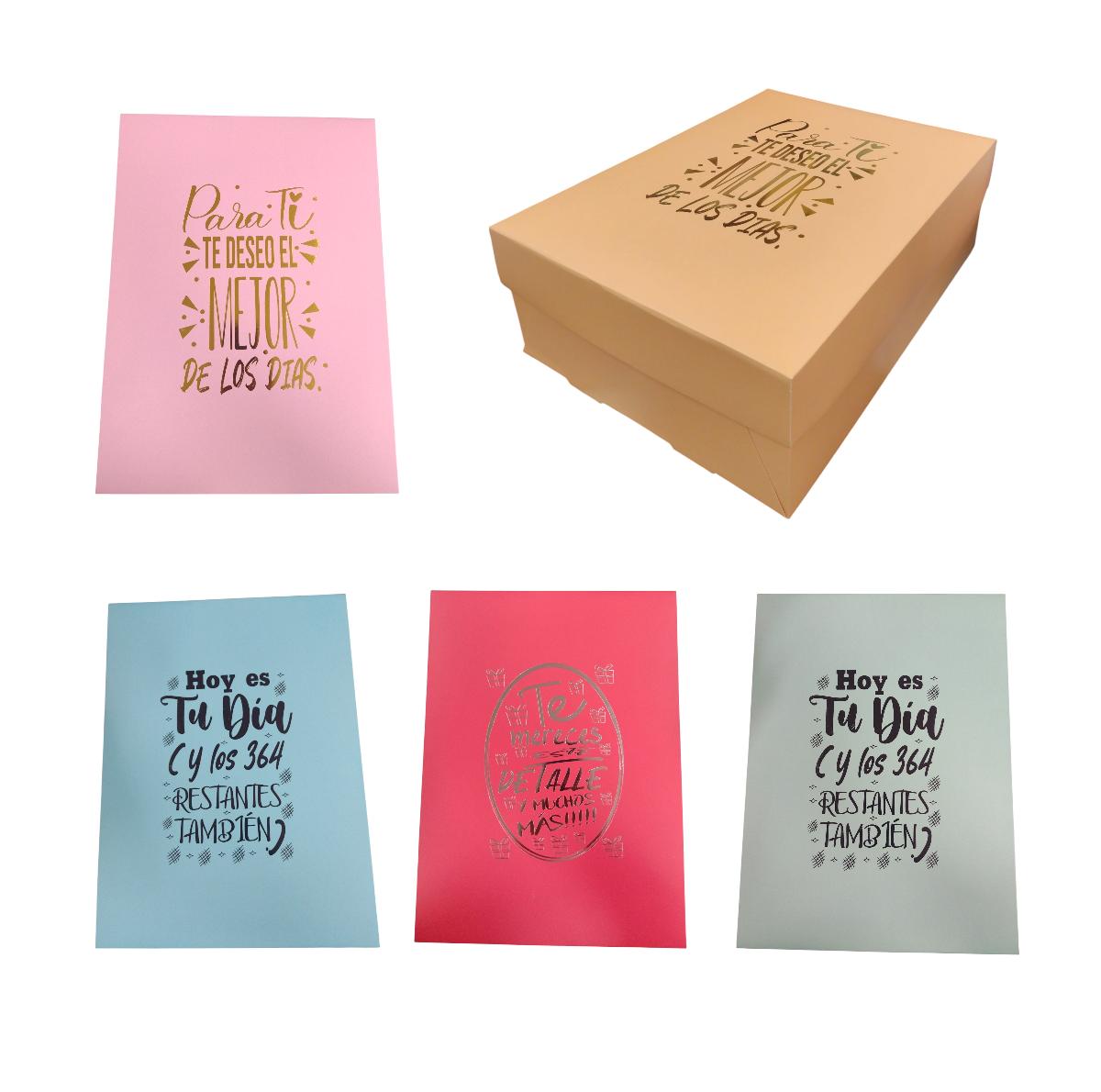 9079|5.9 Caja pastel Grande estampada 34cm* 30 *20