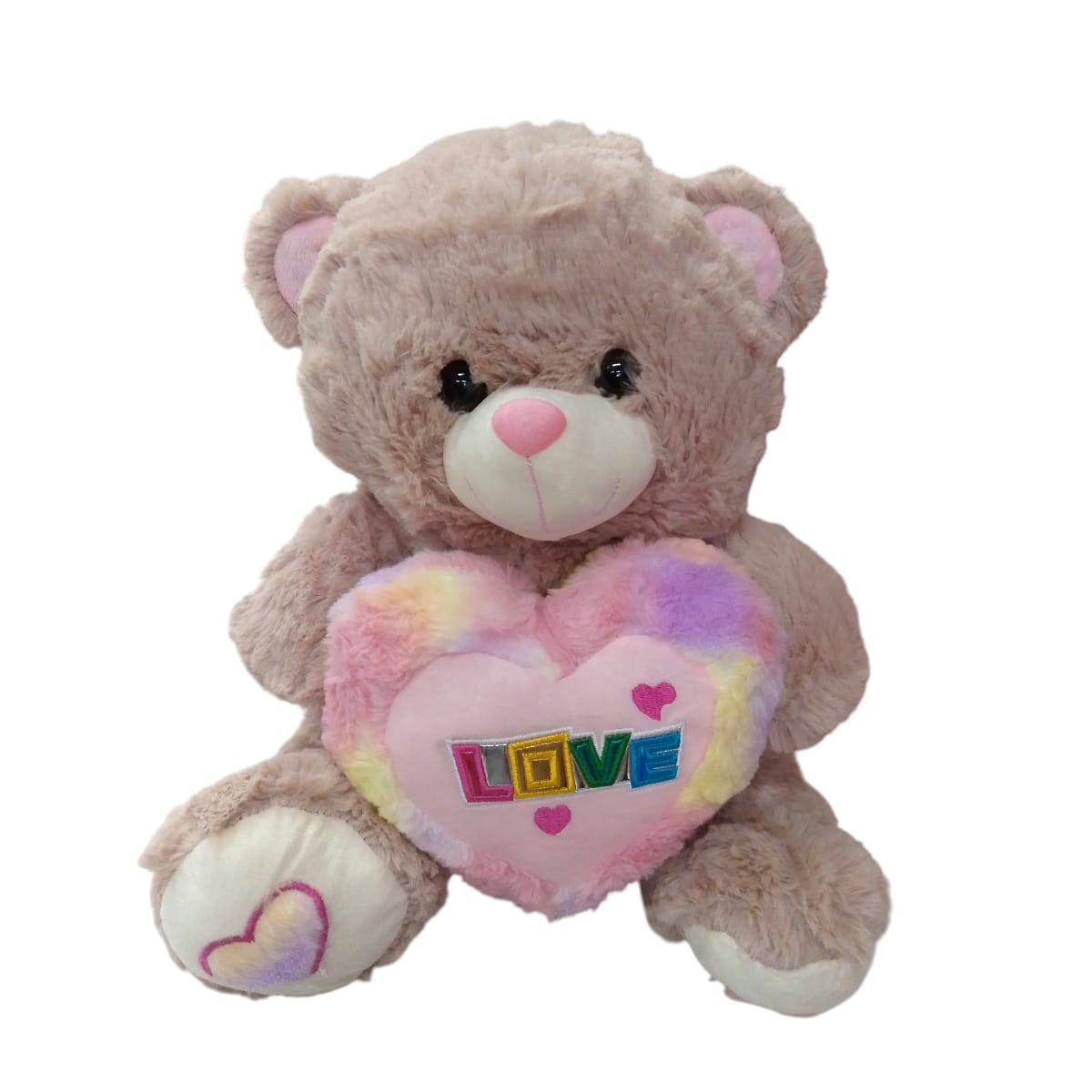AP3-6740-2|40. Oso corazon tres colores 40cm GRIS