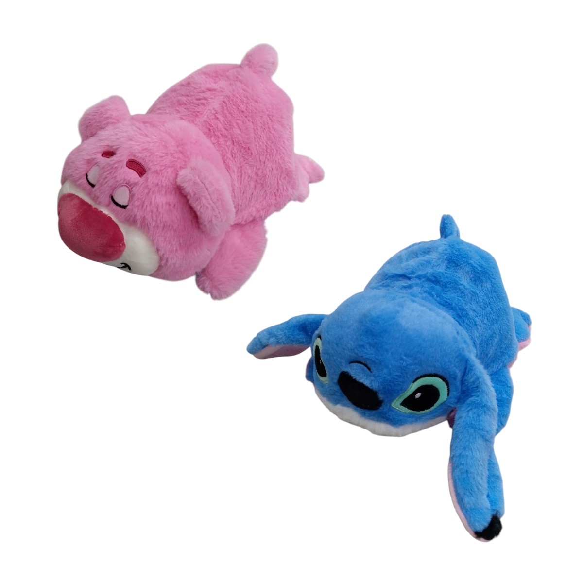 p195-25|20.5 Lotso/Stich Acostados doble faz 25cm