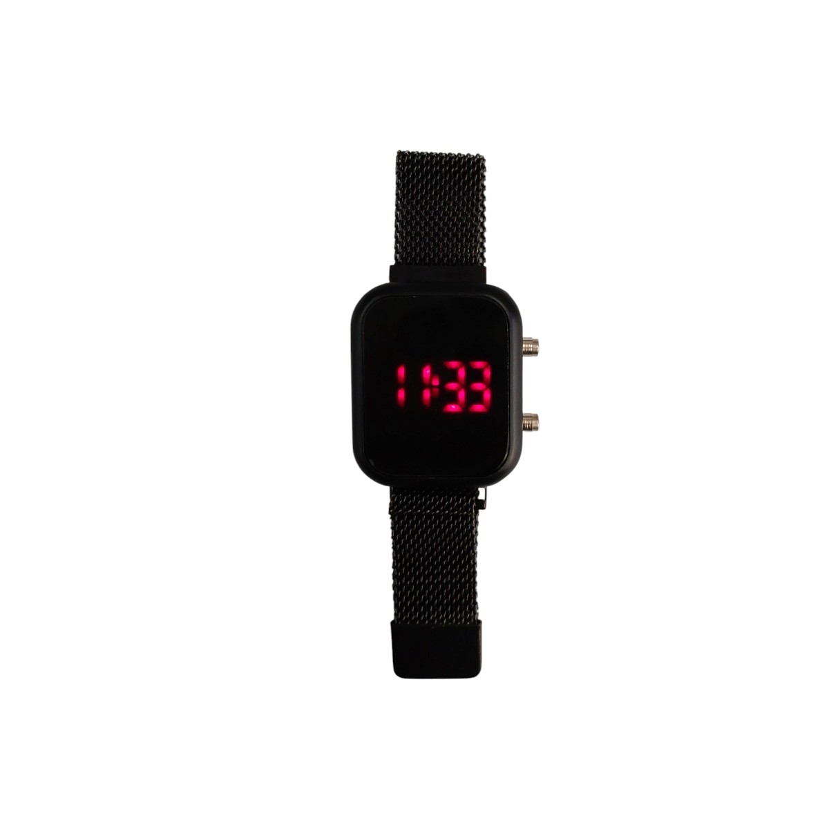 JYM-14|9.5 Reloj digital metálico NEGRO