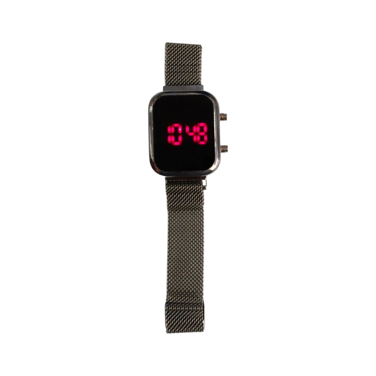 JYM-14|9.5 Reloj digital metálico GRIS