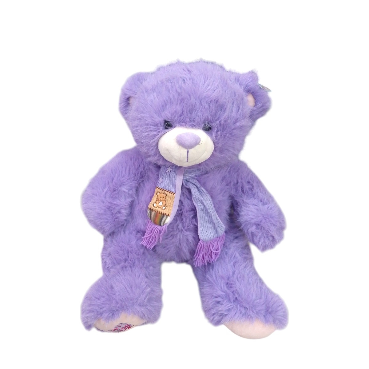 7069-5|90. Oso Bufanda 50cm LILA