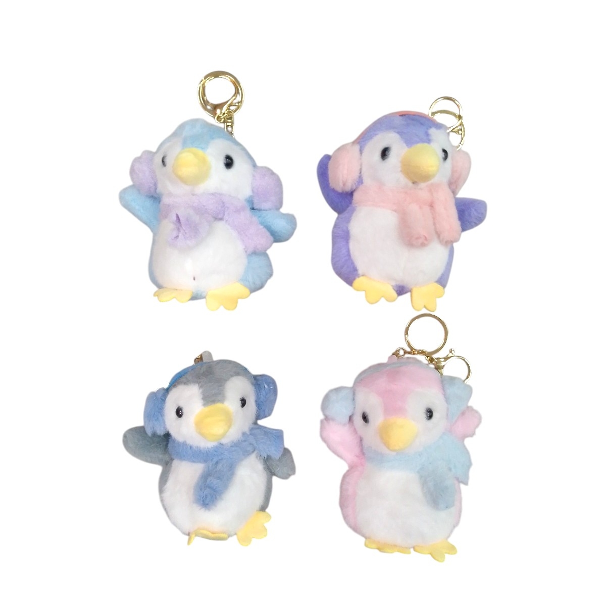 7270|7.8 Llavero Pinguino Audifonos 12cm