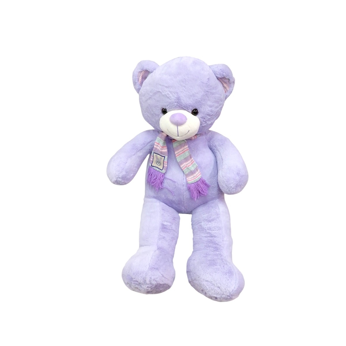 7094-6| Oso Patas Bufanda 60cm Morado