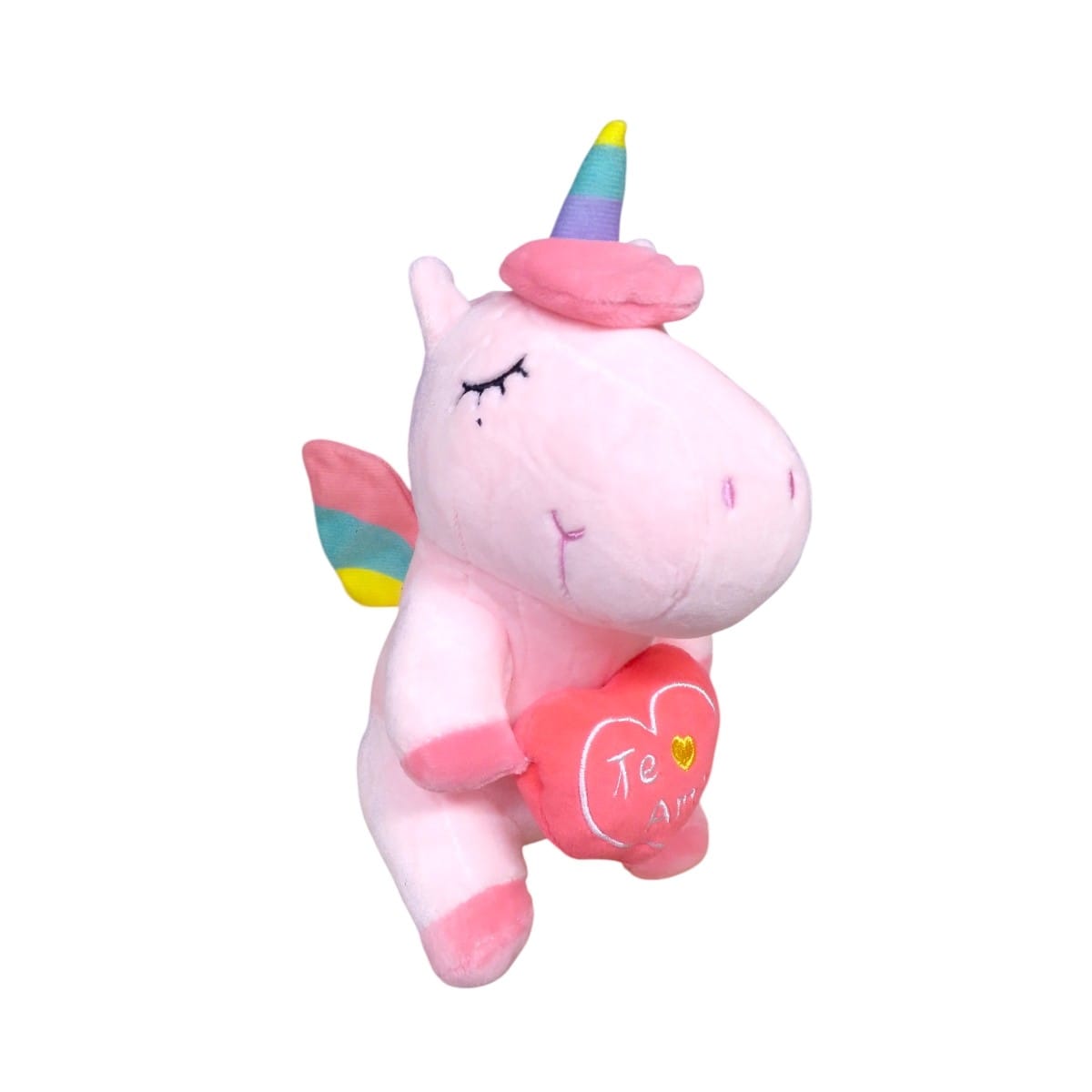 7197|15.8 Unicornio Corazón 20cm ROSA