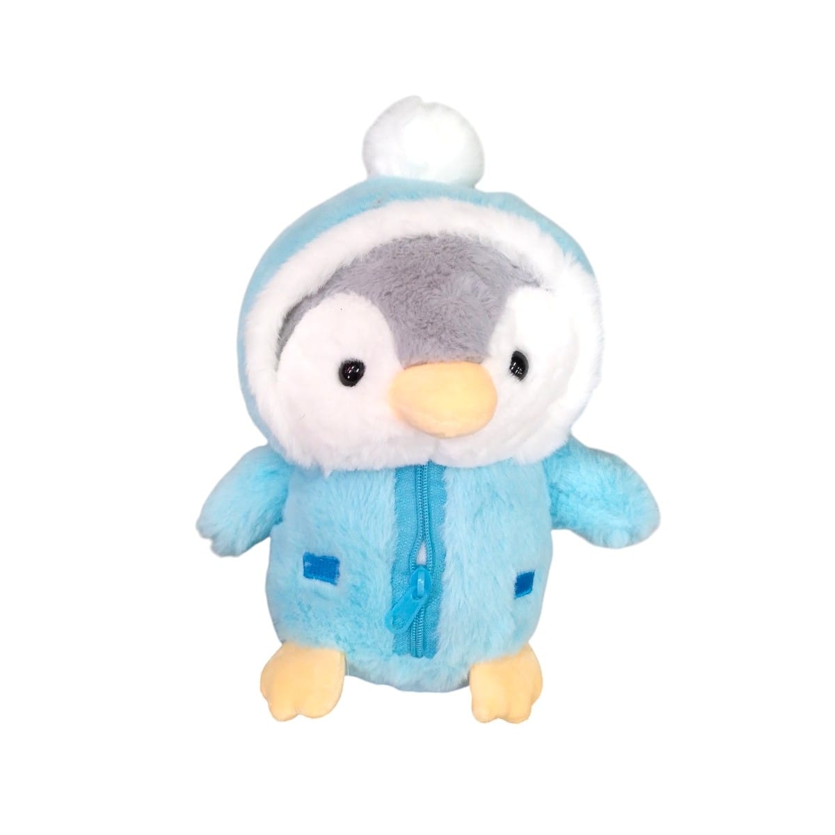 7220|18. Pinguino Con Ropa Fria 18cm AZUL