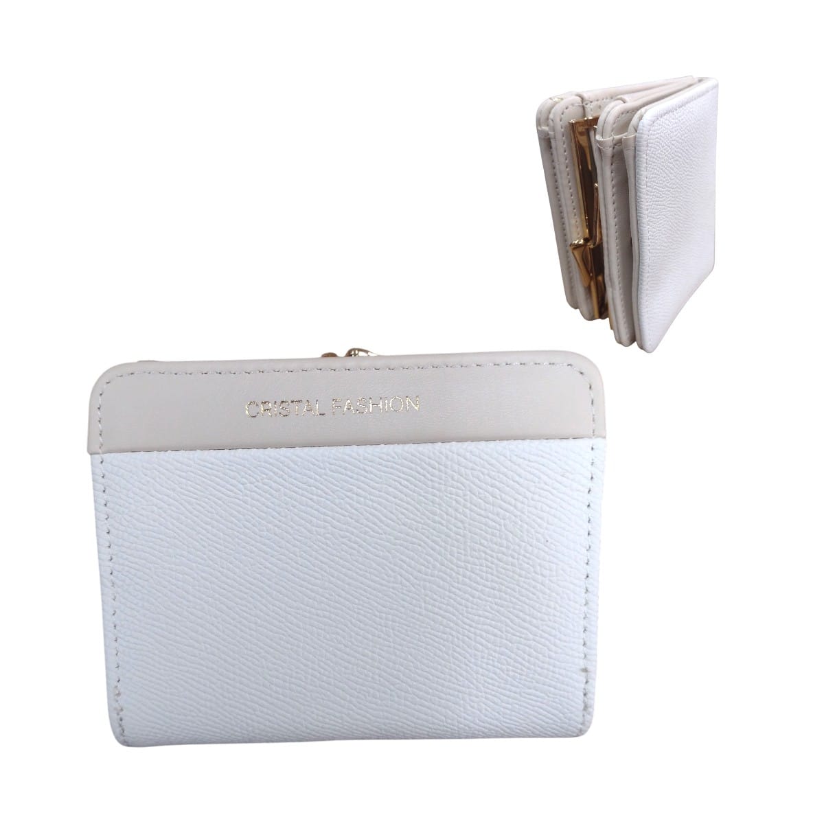 0801-4|24.5 Billetera Broche 11*7 BLANCO