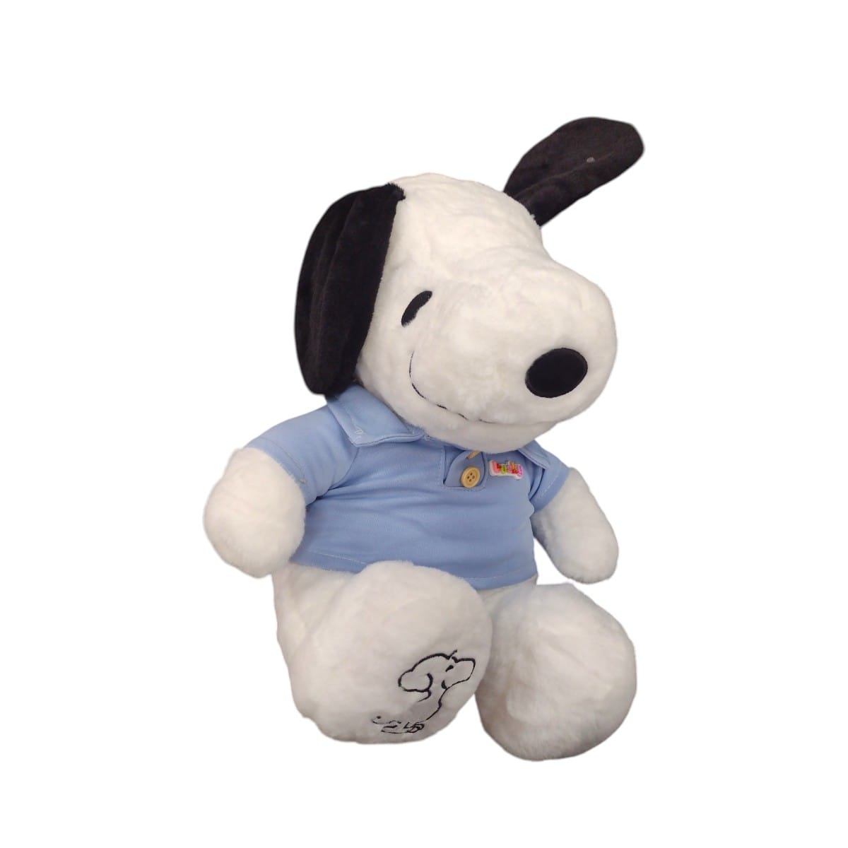 sn01|46.3 Snoopy Camisa Tipo Polo 40cm AZUL