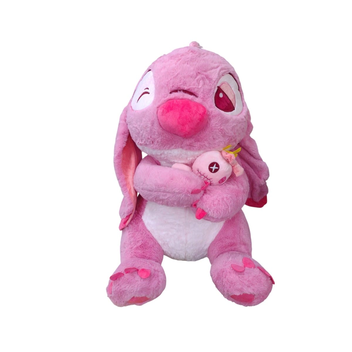 14-24|122.2 Stitch y Angela con Scrump 75cm  ROSA