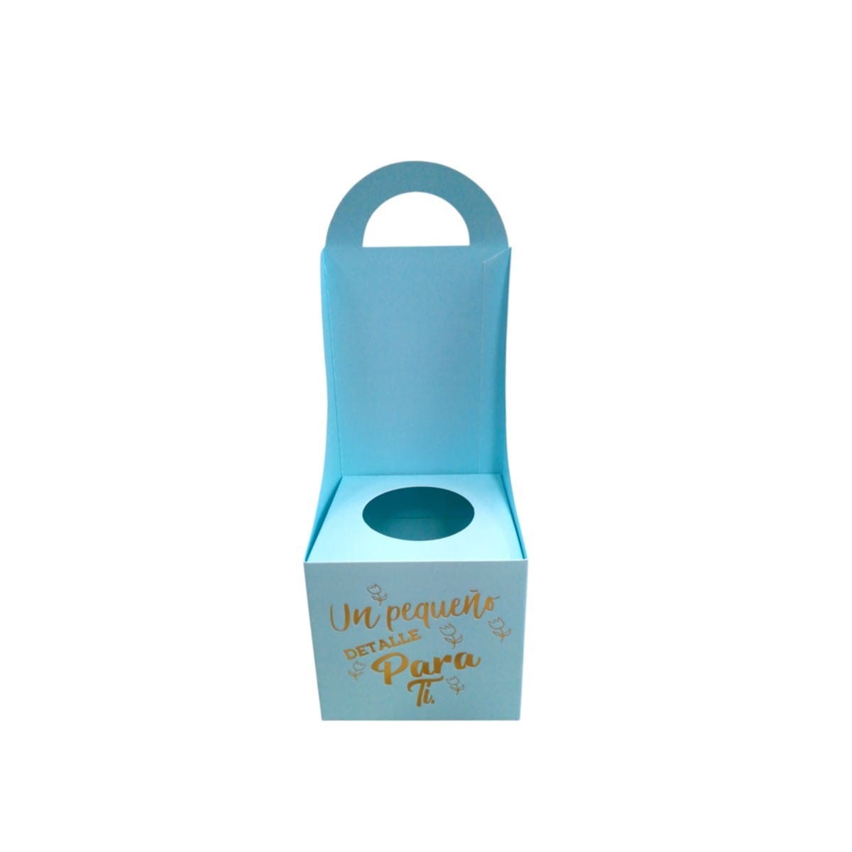 0828|3.5 Caja Anchet Tono Pastel 27CM*10 AZUL CLARO