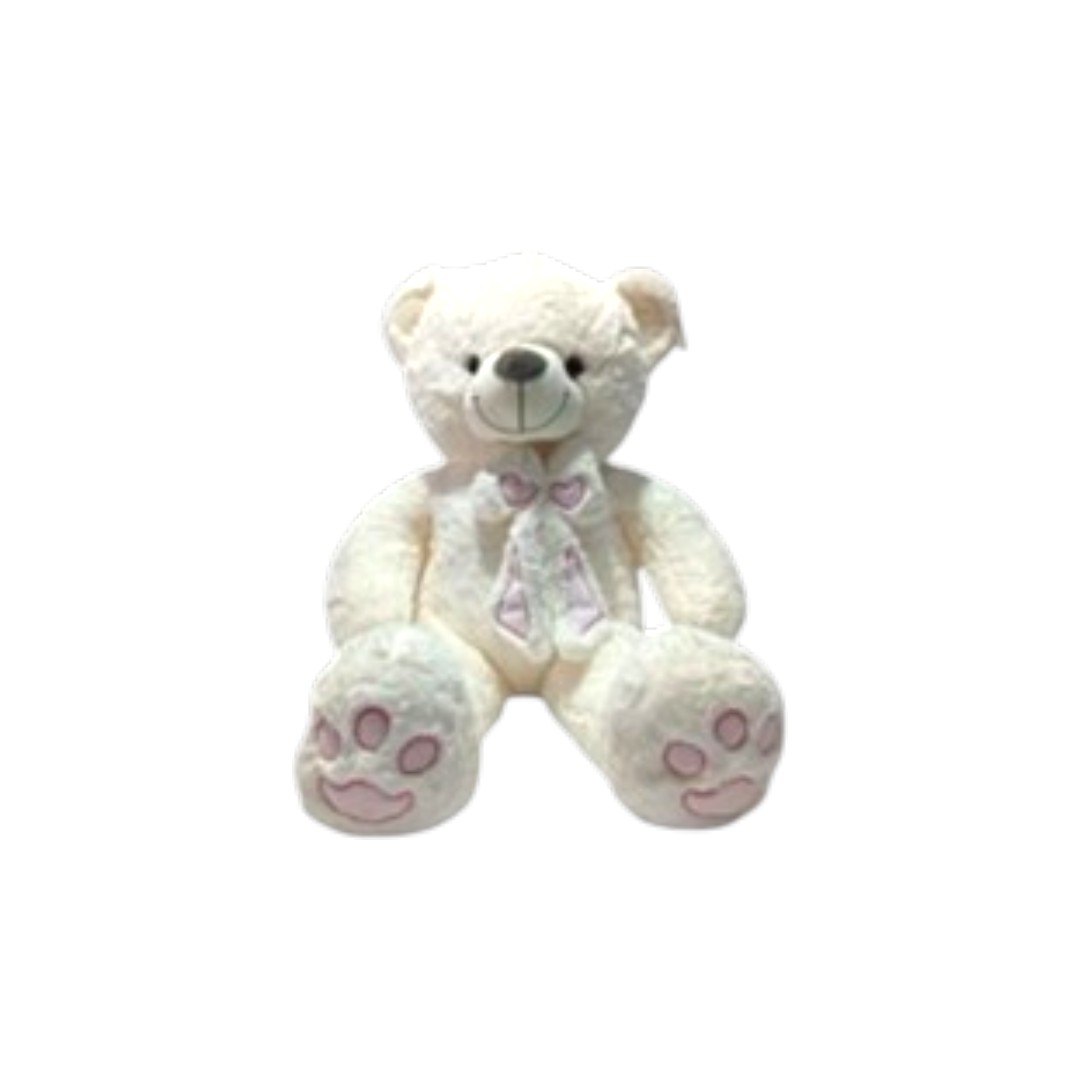 W115-60|56.6 Oso Moño Grande 50cm BLANCO