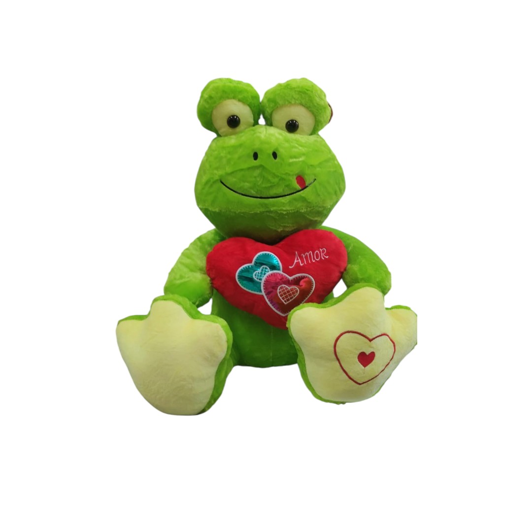cj-7068-2|52.9 Rana corazon amor 50cm ROJO