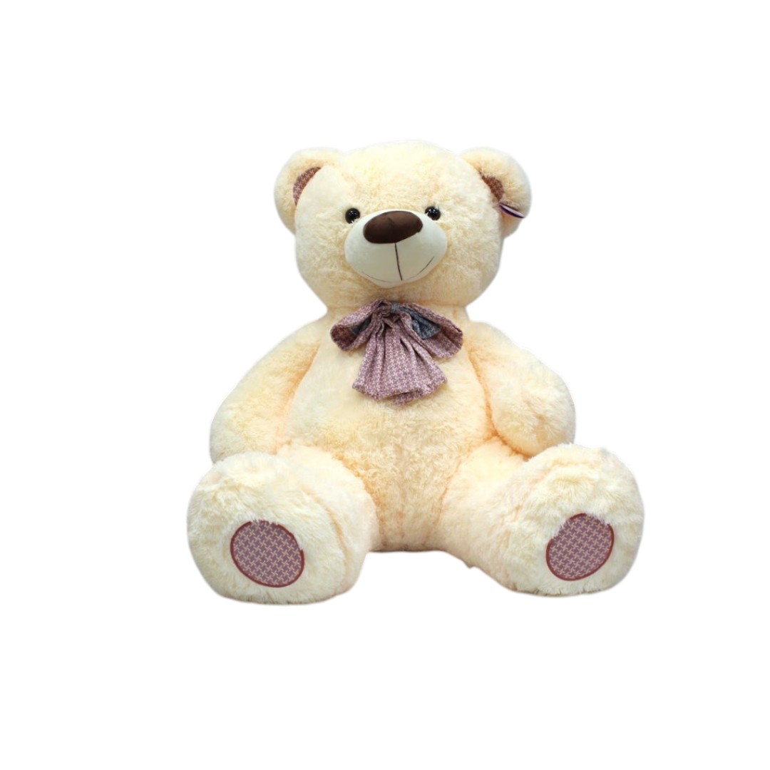 FP3054-3|169.5 Oso Moño Cuadros Grande 85cm BEIGE