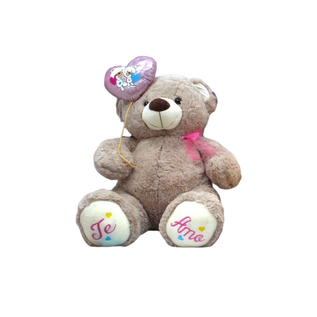 fp3061-2|90. Oso Globos 68cm GRIS