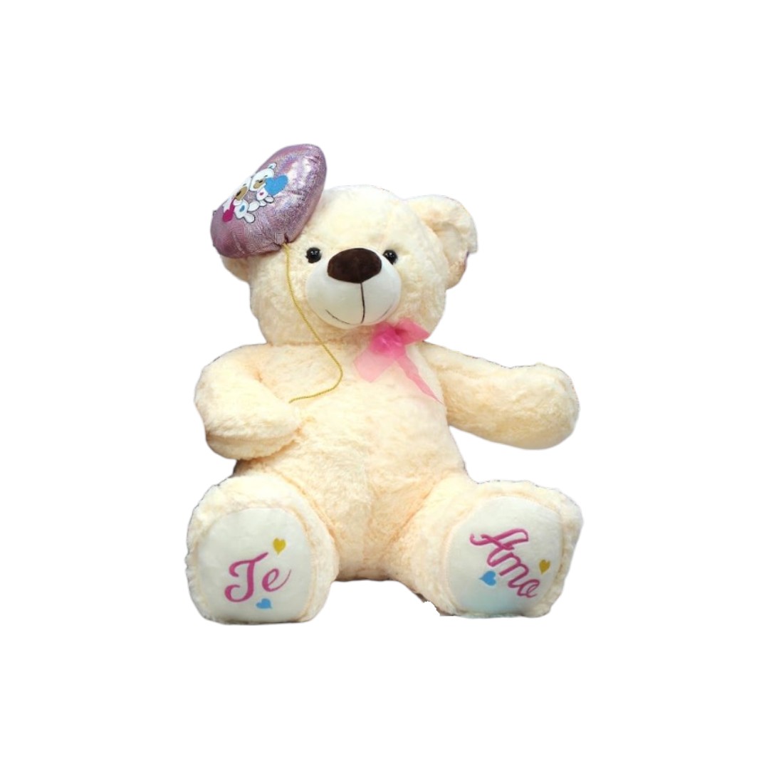 fp3061-2|90. Oso Globos 68cm BEIGE