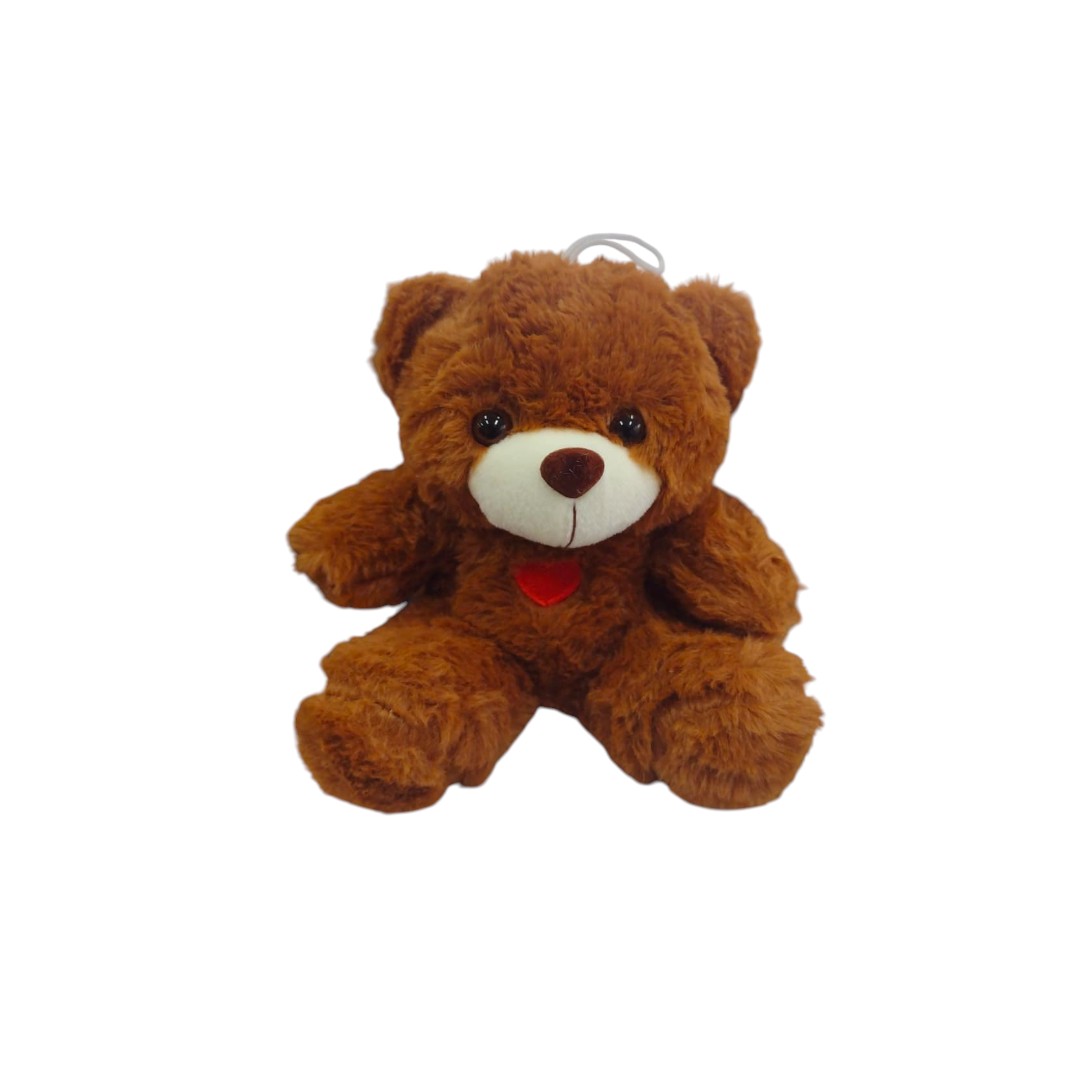 FP3083|9.5 Oso Anchetero Corazon 20cm  CAFE