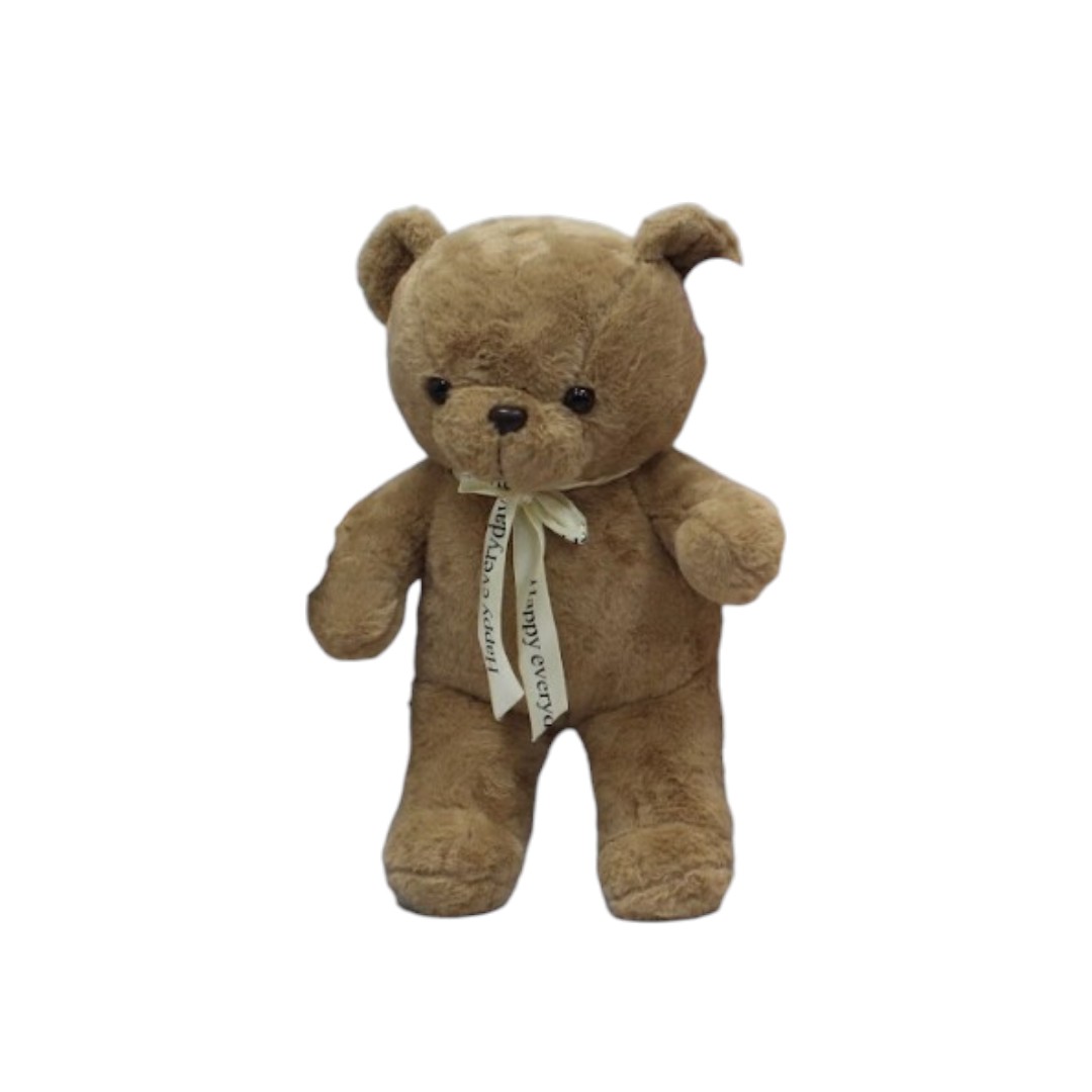 FP3107|33.5 Oso Tradicional Moño 40cm CAFE
