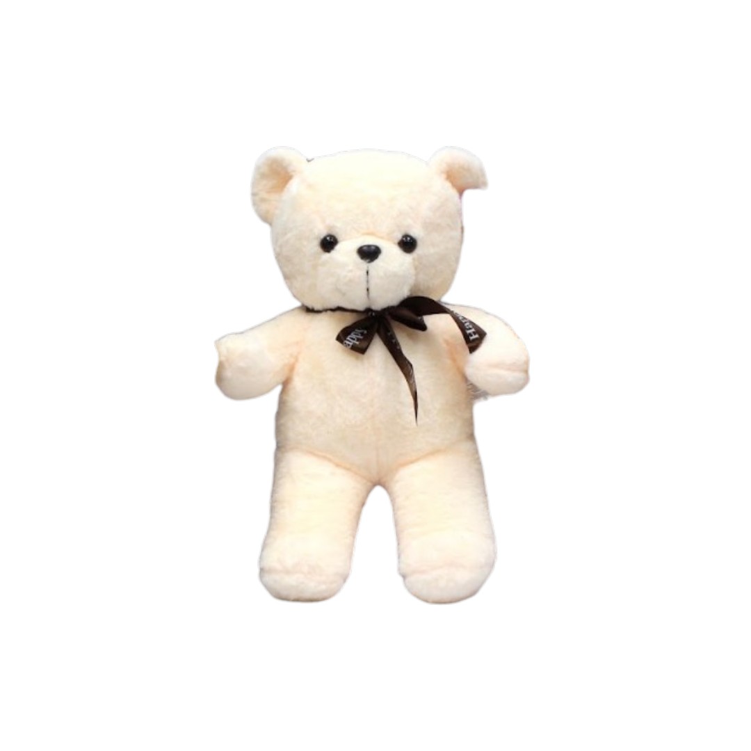FP3107|33.5 Oso Tradicional Moño 40cm BEIGE
