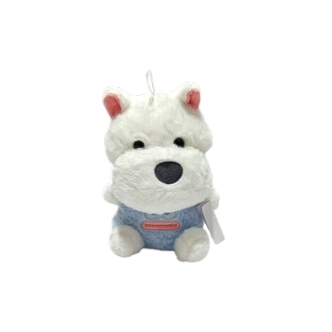 P56-23|13.5 Perro Overol Personajes 25cm ROSA