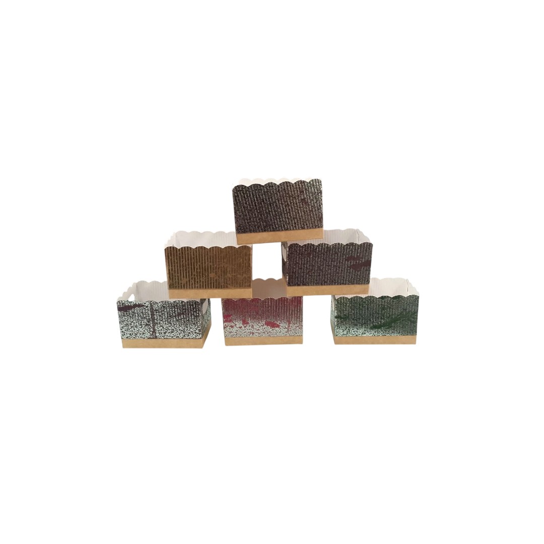 5033|3. Ancheta Artesanal Dorada x6   14cm*10
