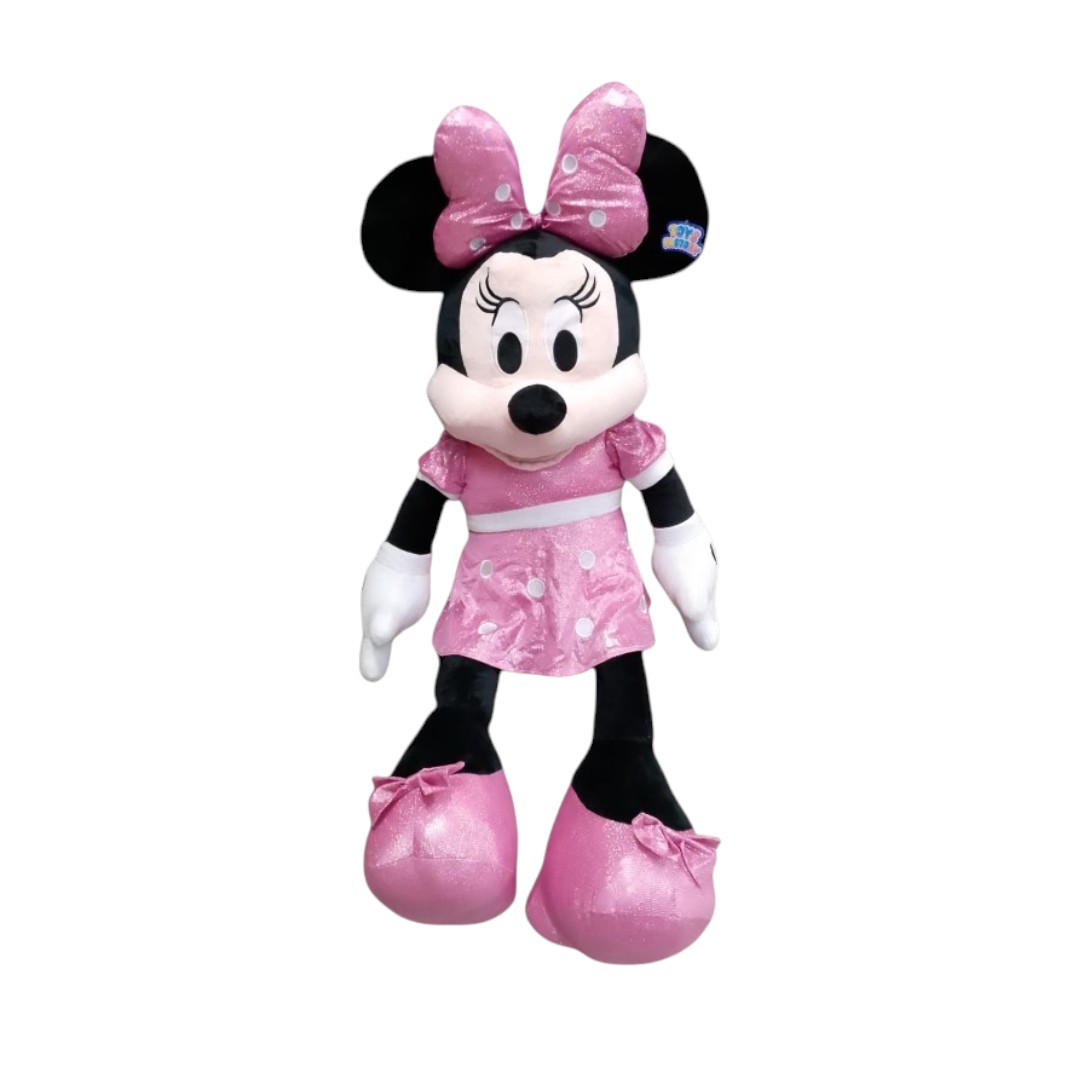 mn-60|88. Ratones ropa brillo grandes 65cm RATONA ROSA