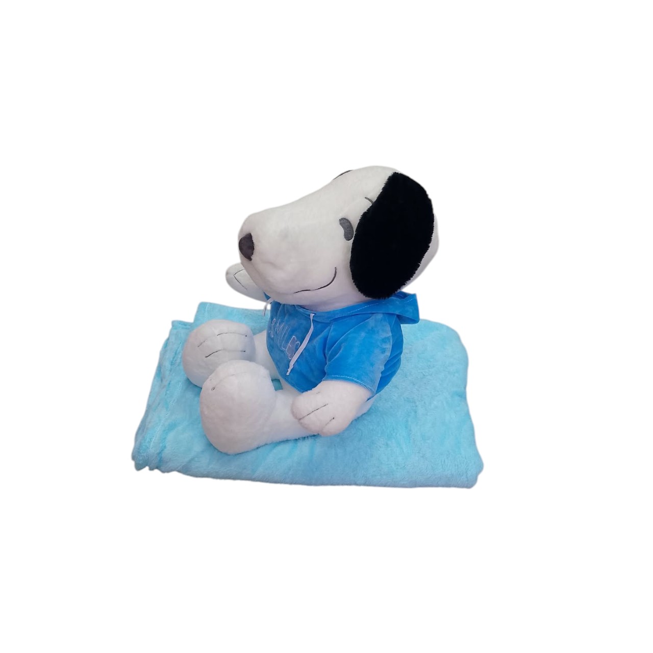 P229-55|75.5 Snoopy camisa con Cobija 40cm AZUL