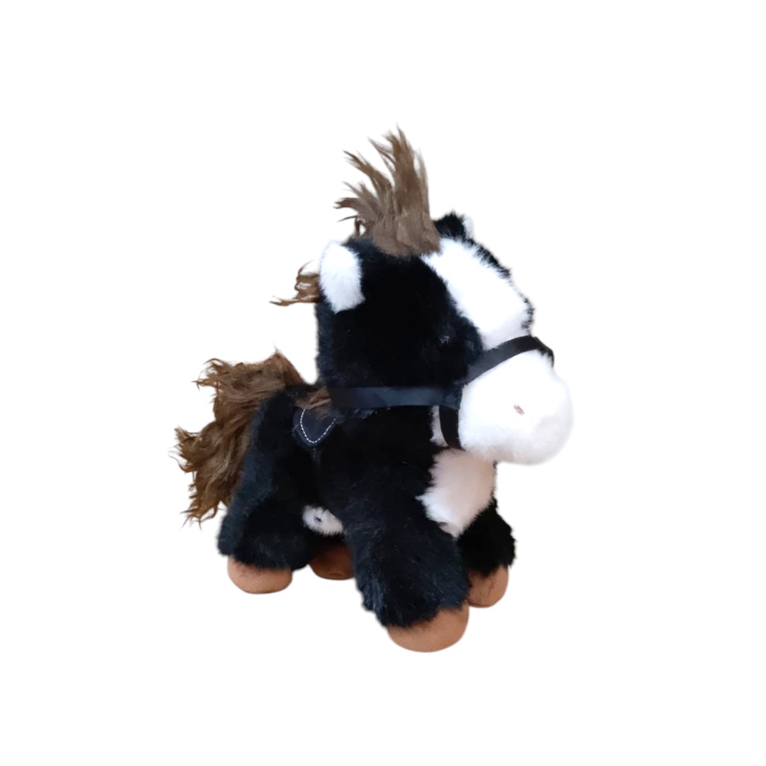 CAB04-22| 17.9 Caballo Silla 22CM NEGRO