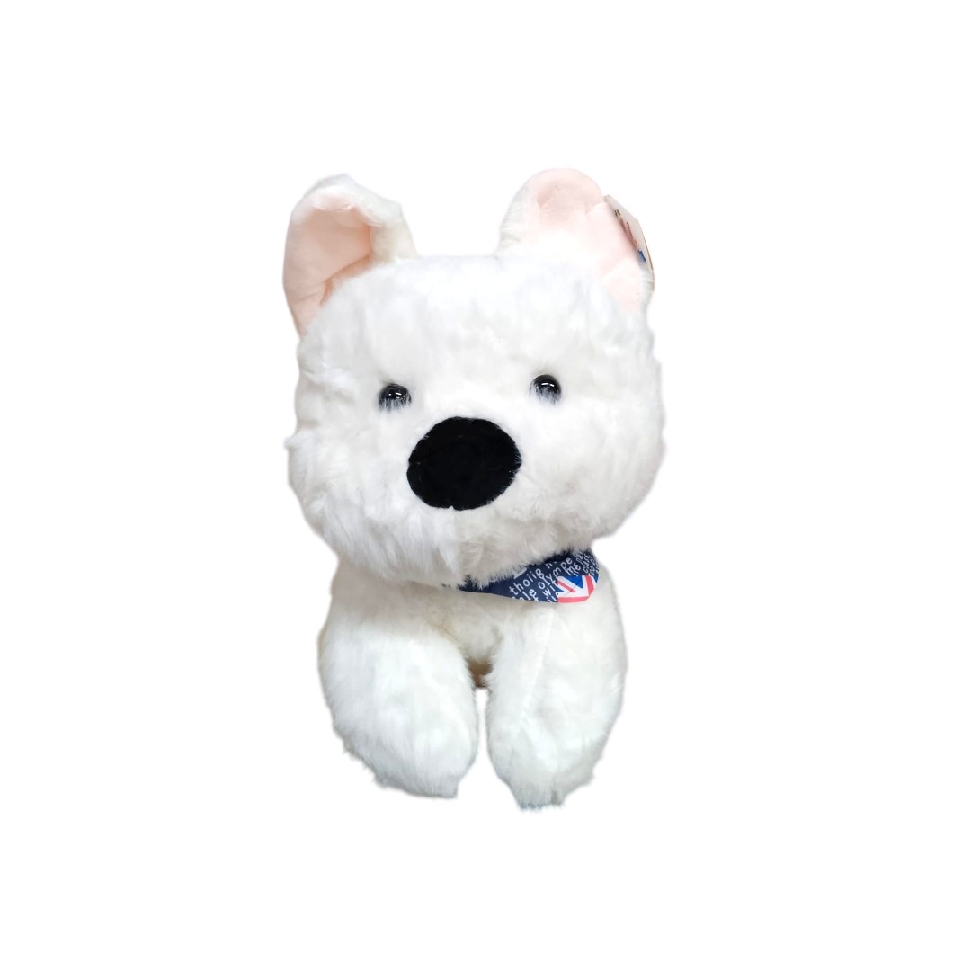 eco-sur25|13.9 Zoologico elastico 25cm PERRO BLANCO