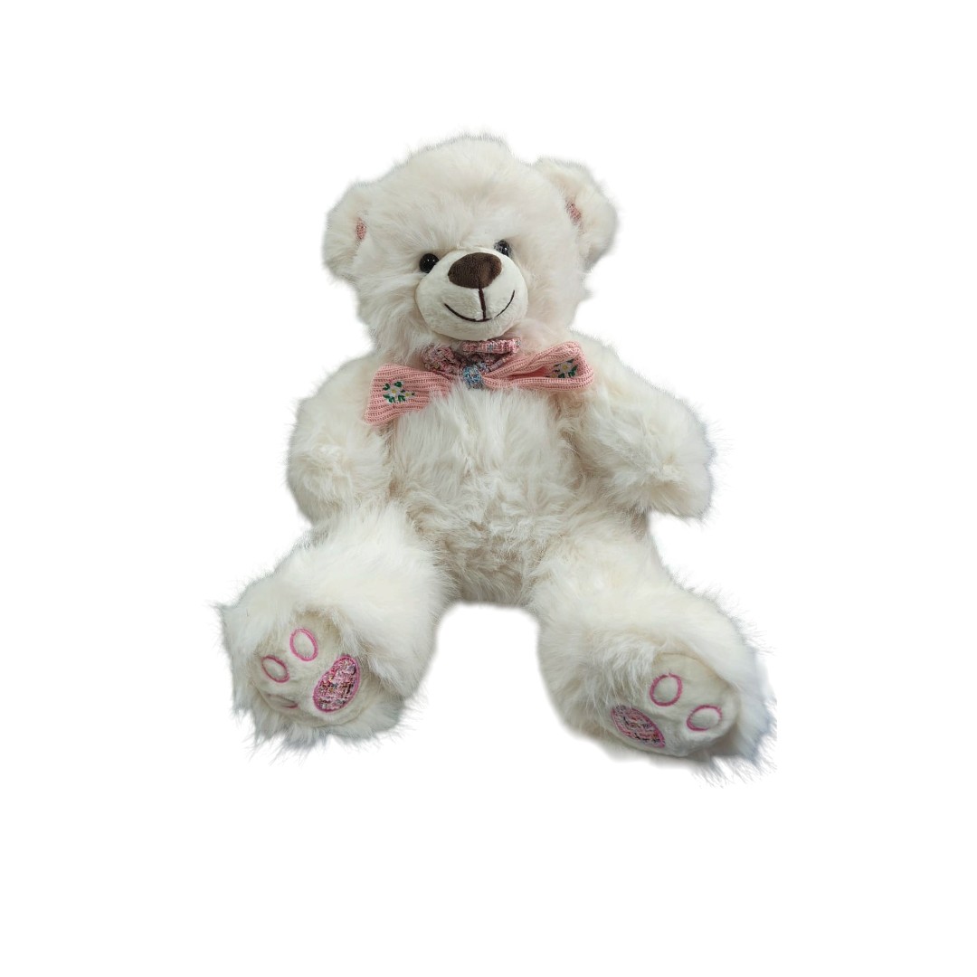 cj-7037-1|51.8 Oso moño pastel peludo 40cm ROSA
