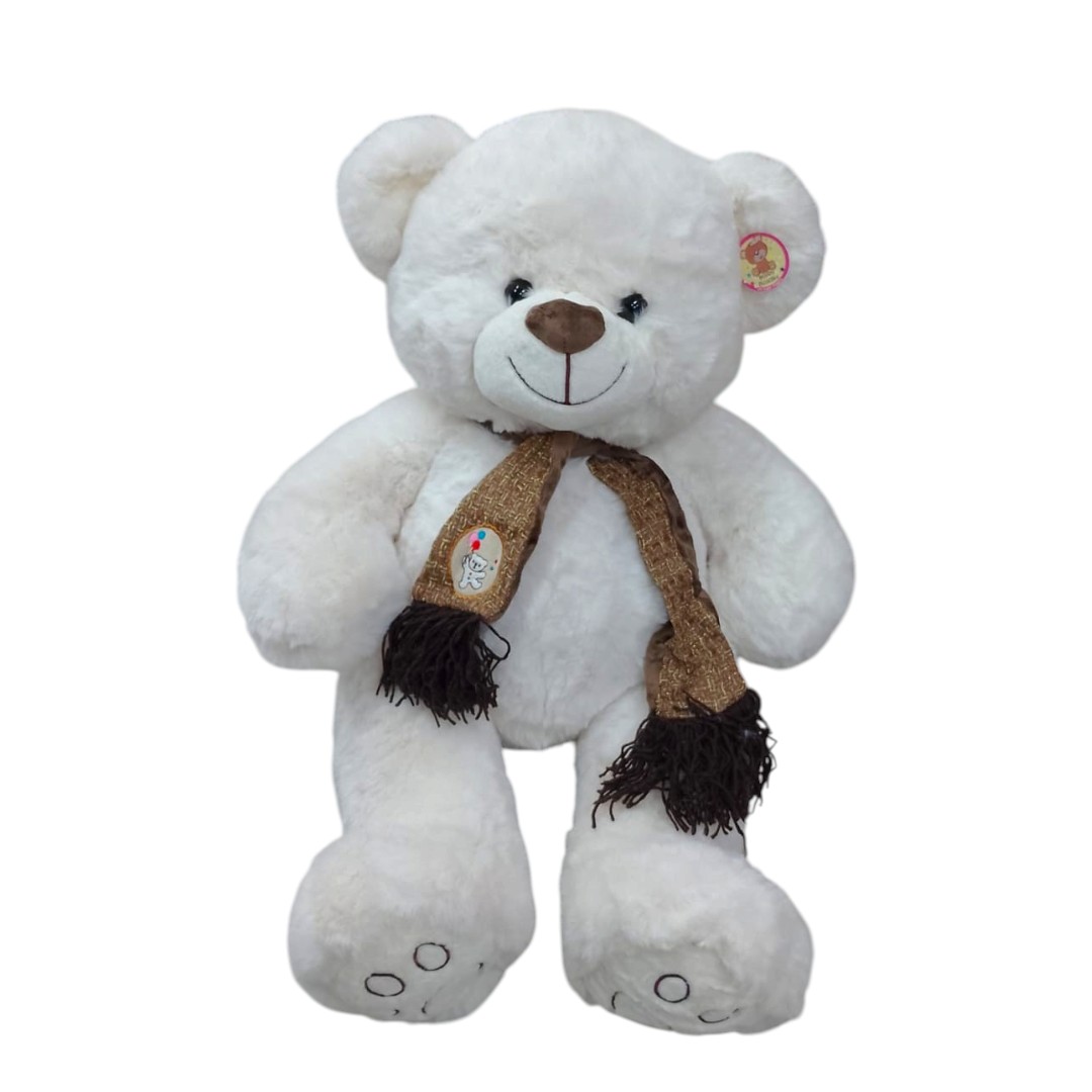 cj-7033-1|107.4 Oso bufanda oscura 60cm BLANCO